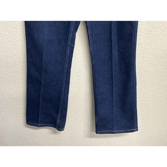 Levi's 517 Bootcut Jeans Blue Denim Classic Dark Wash Size 36 X 32.5 - Picture 5 of 12